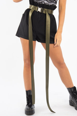 Khaki Woven Buckle Detail Utility Belt - Ripley