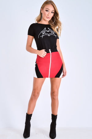Black Hand Heart Graphic T Shirt - Luana