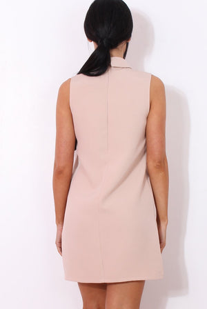 Nude V Front Dress-Grace