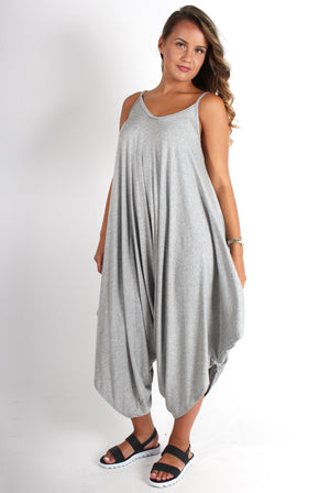Chloe Grey Oversized Slouch Jumpsuit