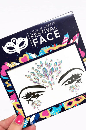 Land Of Lashes Ice Queen Festival Face Jewels